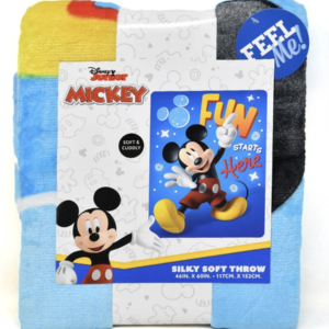 46X60 inches Silk Touch Throw Blanket Mickey Mouse - Fun With Mickey