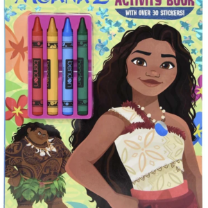 Moana 2 Coloring & Activity Book W/ Crayons