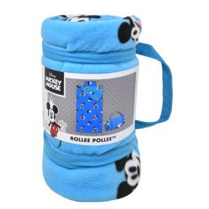 Rollee Pollee Mickey Mouse Famous Guy Fleece Blanket Set 50 x 55 Inches