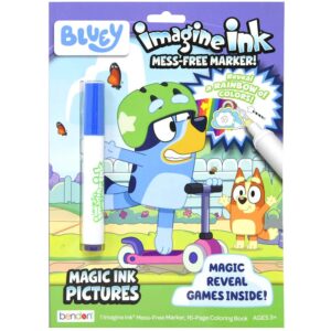 Disney Bluey Imagine Ink Magic Ink Pictures Activity Coloring Book, Version 2