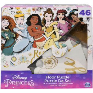 Disney  Royal Courage Princess Floor Puzzle - 46 Piece