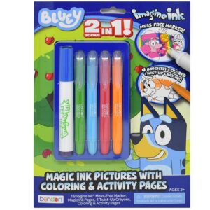 Bluey Imagine Ink Magic Ink Pictures with Coloring & Activity Pages (2 Books in 1!)