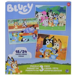 Bluey Puzzle 3-Pack (18/24 Pieces)
