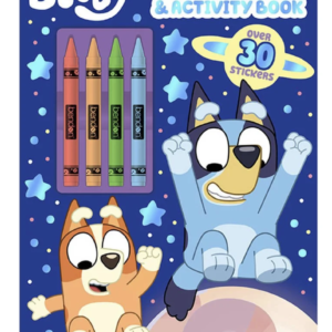 Bluey Coloring & Activity Book W/ Crayons