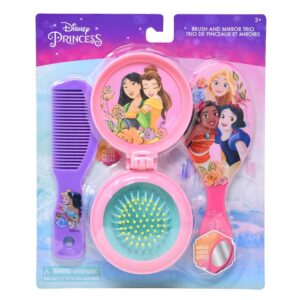 Disney Princess Pop-Up Hair Brush and Mirror Set Toy with Box