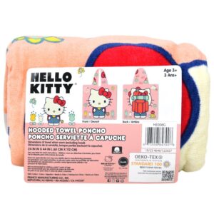 Hello Kitty Kids Cotton Hooded Towel Poncho